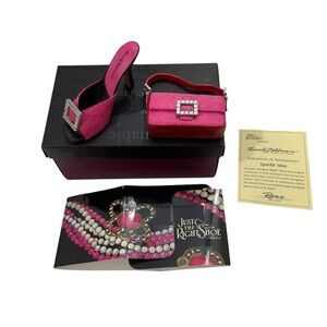 Vintage JUST THE RIGHT SHOE by Raine “Sparkle” Shoe and Bag